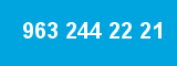 963 244 22 21 963 244 22 21